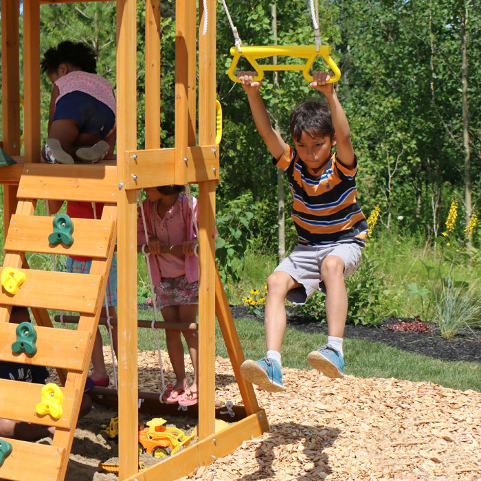 KidKraft Meadowvale II Wooden Swing Set & Reviews Wayfair